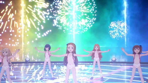 涼しい衣装をお願いしたらパンツだけになったアイドル達