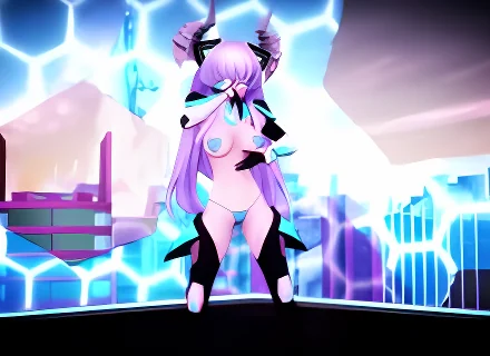 MMD Neptunia Rei Ryghts / Gishinanki