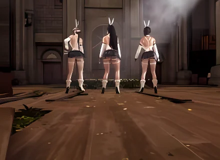 PASSION Tifa 兔女郎 3人 VAM