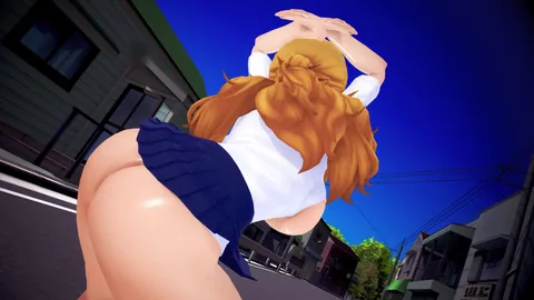 【リクエスト】大槻唯でガニ股チン媚び挑発ダンス
