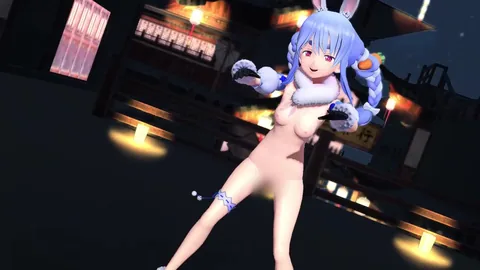 【MMD】兎田ぺこら／ヒバナ