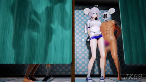 [R-18 MMD] Alya and Yuki Helltaker Sex Dance 更衣室ダンス