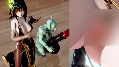  ゴブリンゲート生存戦略【アヘ顔注意/MMD】/Goblin Gate.
