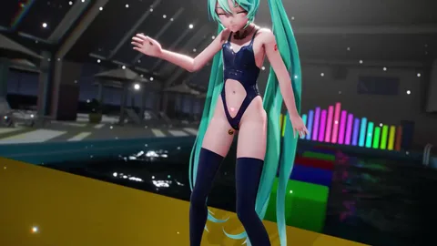 プールで楽しく裏表ラバーズ！