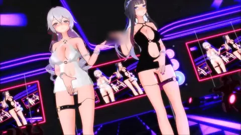 布洛妮娅和海希伦斯去了夜店。(Bronya & Hysilens : Up and down)