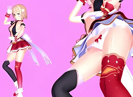 アイドル衣装のし〇れう〇でGirs Mtu