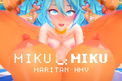 MIKU x MIKU - Maritan Futanari Sex Compilation #6 (HMV)