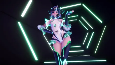 【MMD】【R-18】【紳士向け】 MONEY ON THE DASH .Ver2 (対魔忍 Nefer) 1440p 60