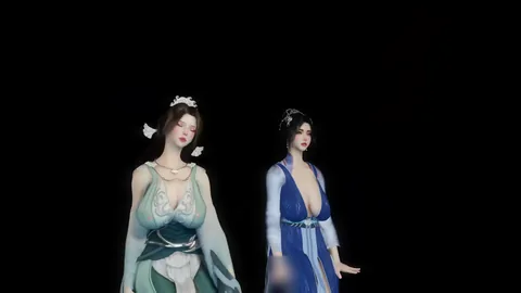 VAM MMD 霜雪千年 南宫婉 宋玉 cosplay
