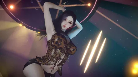 Emma - その腰に囚われた VR180 MMD-Dance