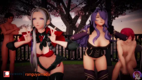 MMD R18 Camilla x Edelgard Bubble Butt