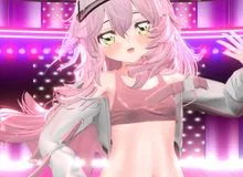 [MMD World] 貧乳ボテ腹改変スポーツウェア衣装でハイファイレイヴァー [VRChat Avatar Dance]