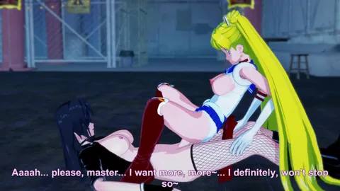 Biker girl Blaze fucking Sailor Moon