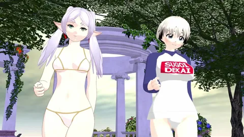 Frieren & Uzaki-Chan MMD Apple Pie