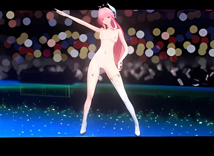 虚拟偶像爱弥斯舞台裸舞 be my star