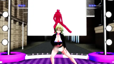 [R18 MMD]ダンスを間違えたら罰ゲーム[GUMI]