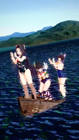 Yoru no Odoriko R-18 (Kanae & Kanao & Shinobu naked Vertical version)