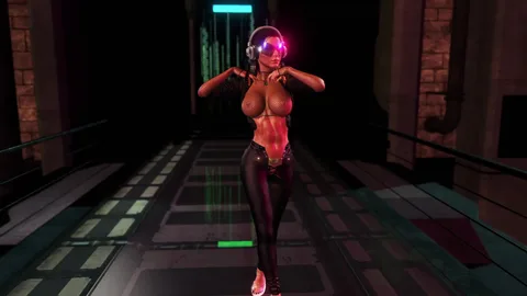 Cunning bitch Lara Croft quickly adapted after being thrown into future
