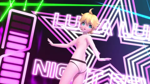 [Len Underwear] Luka Luka★Night Fever / Receiver [‎鏡音レン Kagamine Len Project DIVA MM+ Mods]