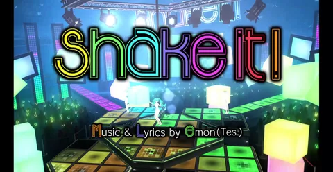 Hatsune Miku, Kagamine Rin & Kagamine Len Nude Shake it! (Project Diva Megamix+)