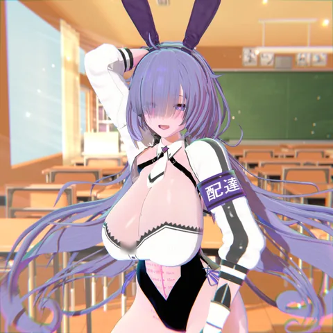 【模型配布/model DL】💕你的兔女郎外卖到啦~💕『莫加多尔_欲兔上门/MNF Mogador_Desire Bunny On-Demand/碧蓝航线/Azur Lane』