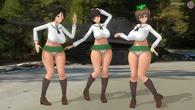 [MMD] GIRLS und PANZER - Sukisuki Zecchoushou