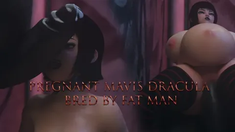 [Trailer] BLACK VERSION. Pregnant Mavis Dracula Bred by Fat Man