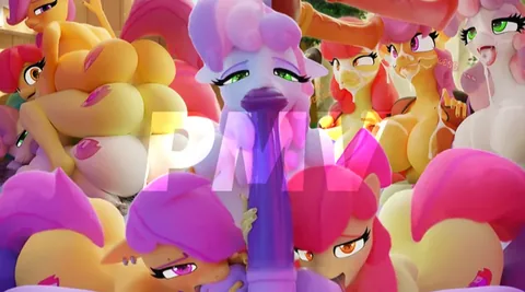 Cumpilation Scootaloo, Apple Bloom and Sweetie Belle