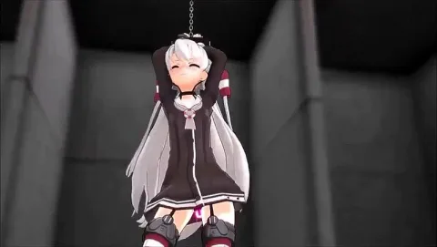 Amatsukaze MMD restraint handcuff